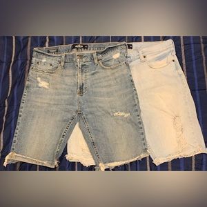 Hollister/ Waist 34/ Medium Wash and Light Wash